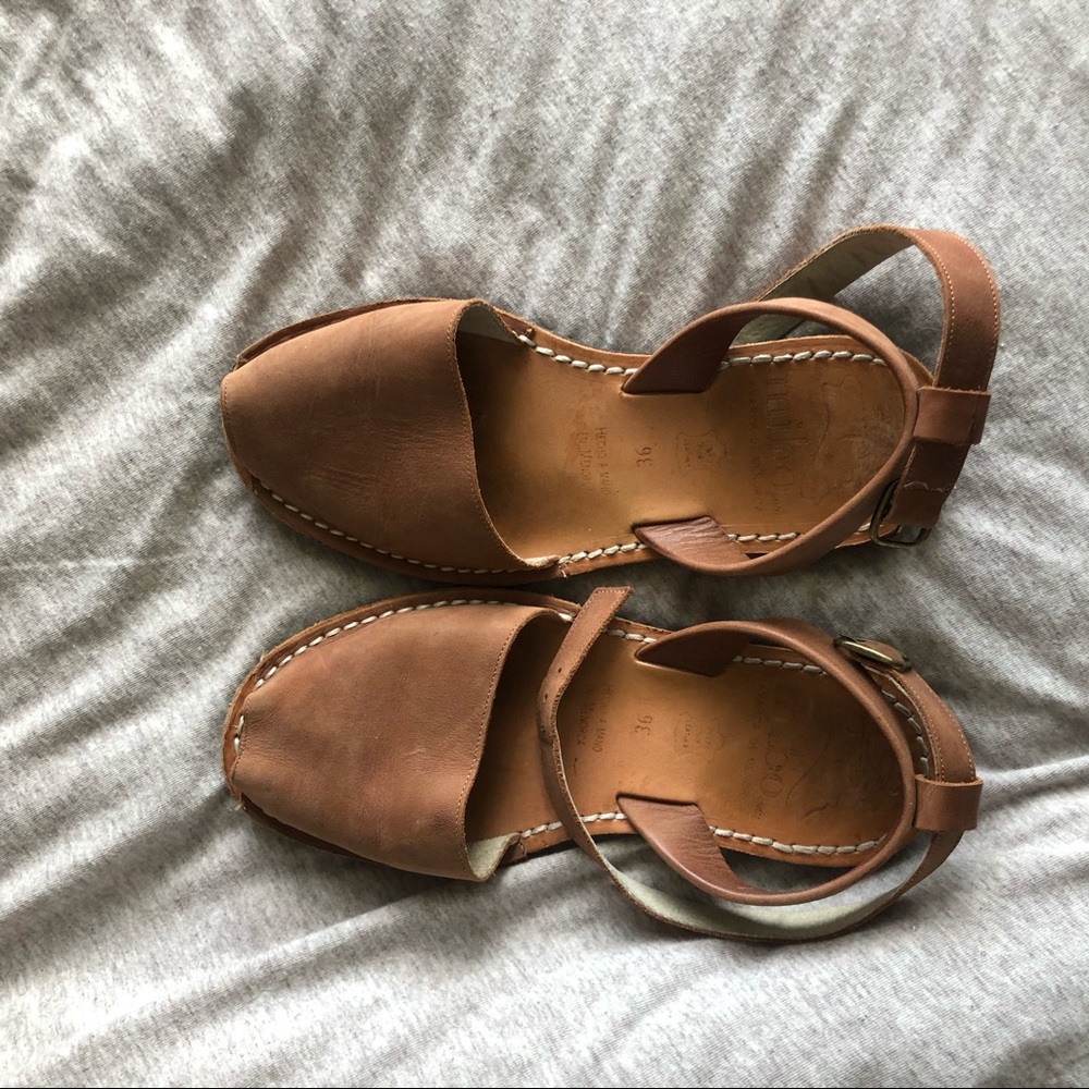 Mibo Pons Avarcas with ankle strap